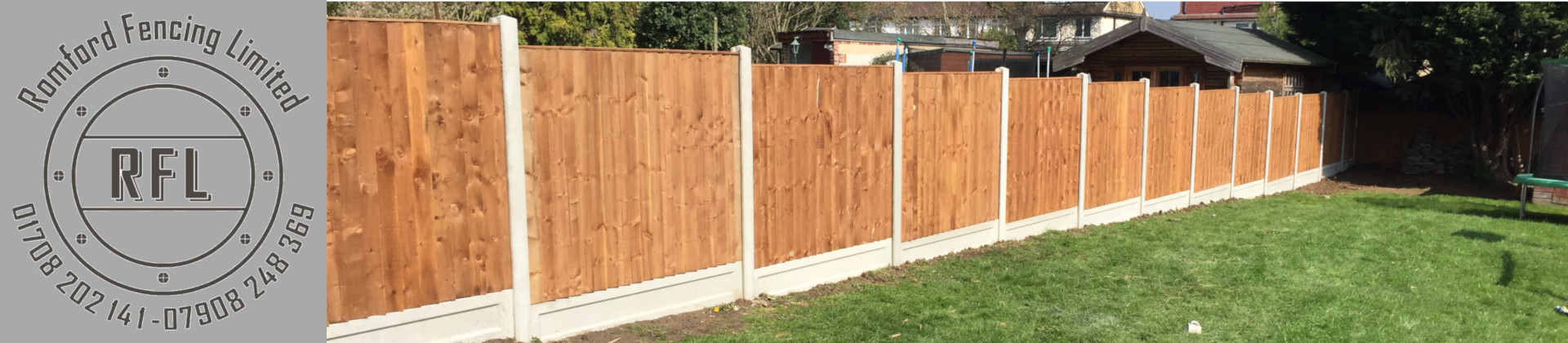 Fencing by Romford Fencing Limited.